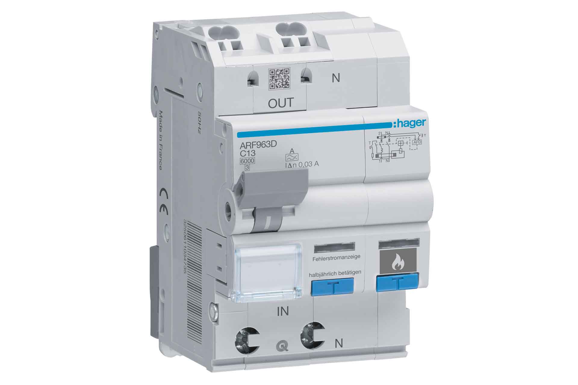 Abbildung einer Fehlerlichtbogen-Schutzeinrichtung